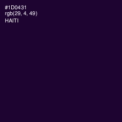 #1D0431 - Haiti Color Image