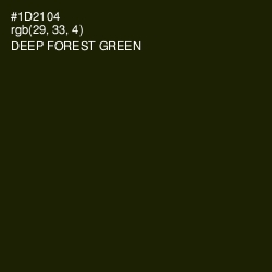 #1D2104 - Deep Forest Green Color Image