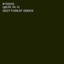 #1D2204 - Deep Forest Green Color Image