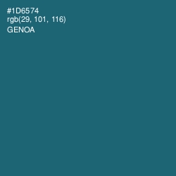 #1D6574 - Genoa Color Image