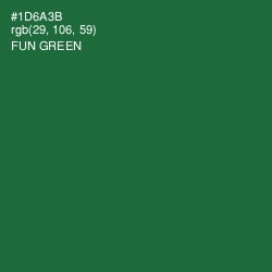 #1D6A3B - Fun Green Color Image