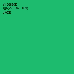 #1DBB6D - Jade Color Image