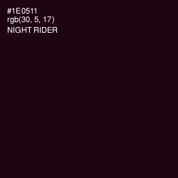 #1E0511 - Night Rider Color Image