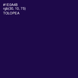 #1E0A4B - Tolopea Color Image