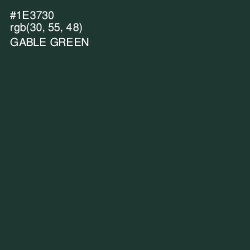 #1E3730 - Gable Green Color Image