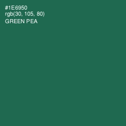 #1E6950 - Green Pea Color Image
