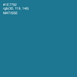 #1E7792 - Matisse Color Image