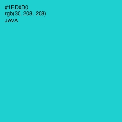 #1ED0D0 - Java Color Image