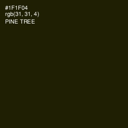 #1F1F04 - Pine Tree Color Image