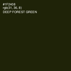 #1F2408 - Deep Forest Green Color Image