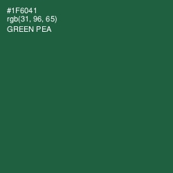 #1F6041 - Green Pea Color Image