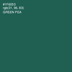 #1F6053 - Green Pea Color Image