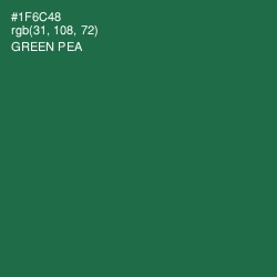 #1F6C48 - Green Pea Color Image