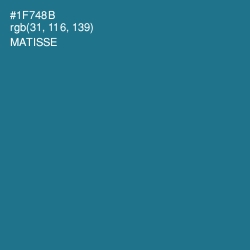 #1F748B - Matisse Color Image