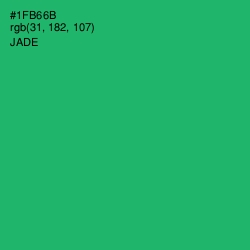 #1FB66B - Jade Color Image