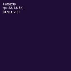 #200D36 - Revolver Color Image