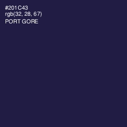 #201C43 - Port Gore Color Image