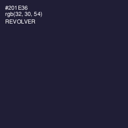 #201E36 - Revolver Color Image