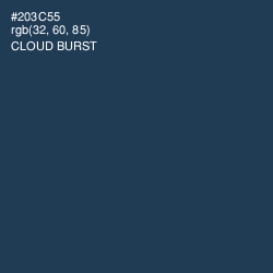 #203C55 - Cloud Burst Color Image