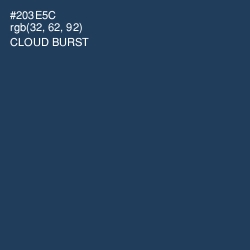 #203E5C - Cloud Burst Color Image