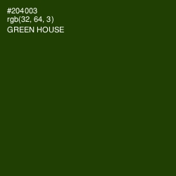 #204003 - Green House Color Image
