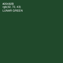 #20482B - Lunar Green Color Image