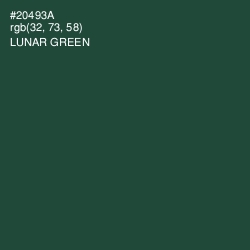 #20493A - Lunar Green Color Image