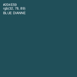 #204E59 - Blue Dianne Color Image