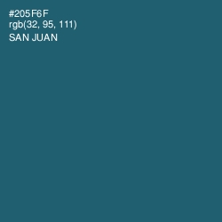 #205F6F - San Juan Color Image