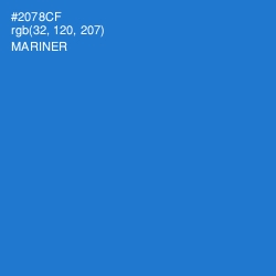 #2078CF - Mariner Color Image