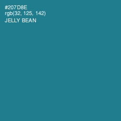 #207D8E - Jelly Bean Color Image