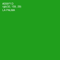 #209F1D - La Palma Color Image