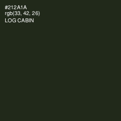 #212A1A - Log Cabin Color Image