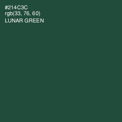 #214C3C - Lunar Green Color Image
