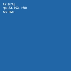 #2167A8 - Astral Color Image