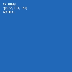 #2168B8 - Astral Color Image