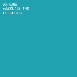 #21A2B0 - Pelorous Color Image