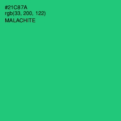 #21C87A - Malachite Color Image