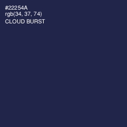 #22254A - Cloud Burst Color Image