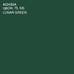 #224B3A - Lunar Green Color Image