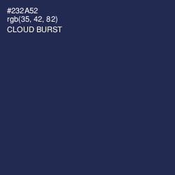 #232A52 - Cloud Burst Color Image