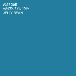 #237D9E - Jelly Bean Color Image