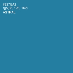 #237EA2 - Astral Color Image