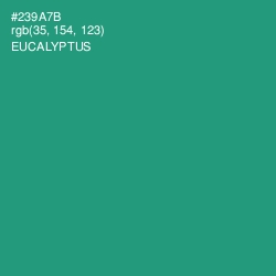 #239A7B - Eucalyptus Color Image