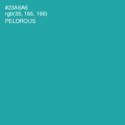 #23A6A6 - Pelorous Color Image