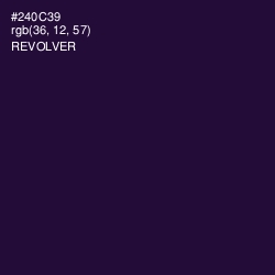 #240C39 - Revolver Color Image