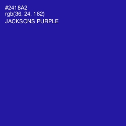 #2418A2 - Jacksons Purple Color Image