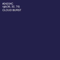 #24204C - Cloud Burst Color Image
