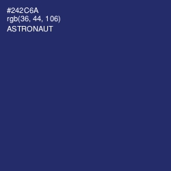 #242C6A - Astronaut Color Image