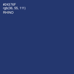 #24376F - Rhino Color Image